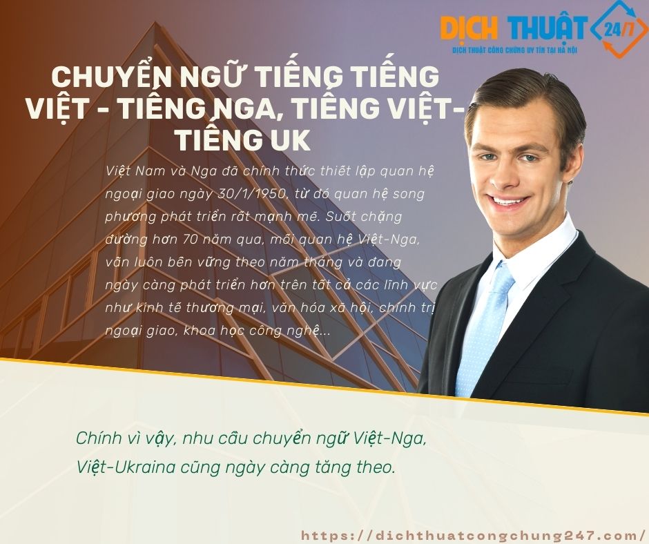 Chuyển ngữ tiếng Tiếng Việt - tiếng Nga, Tiếng Việt-Tiếng Uk